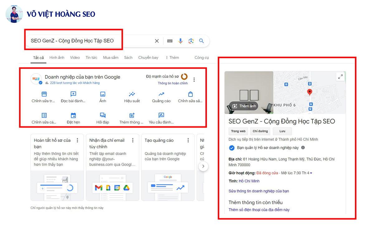 Map dự án SEO GenZ